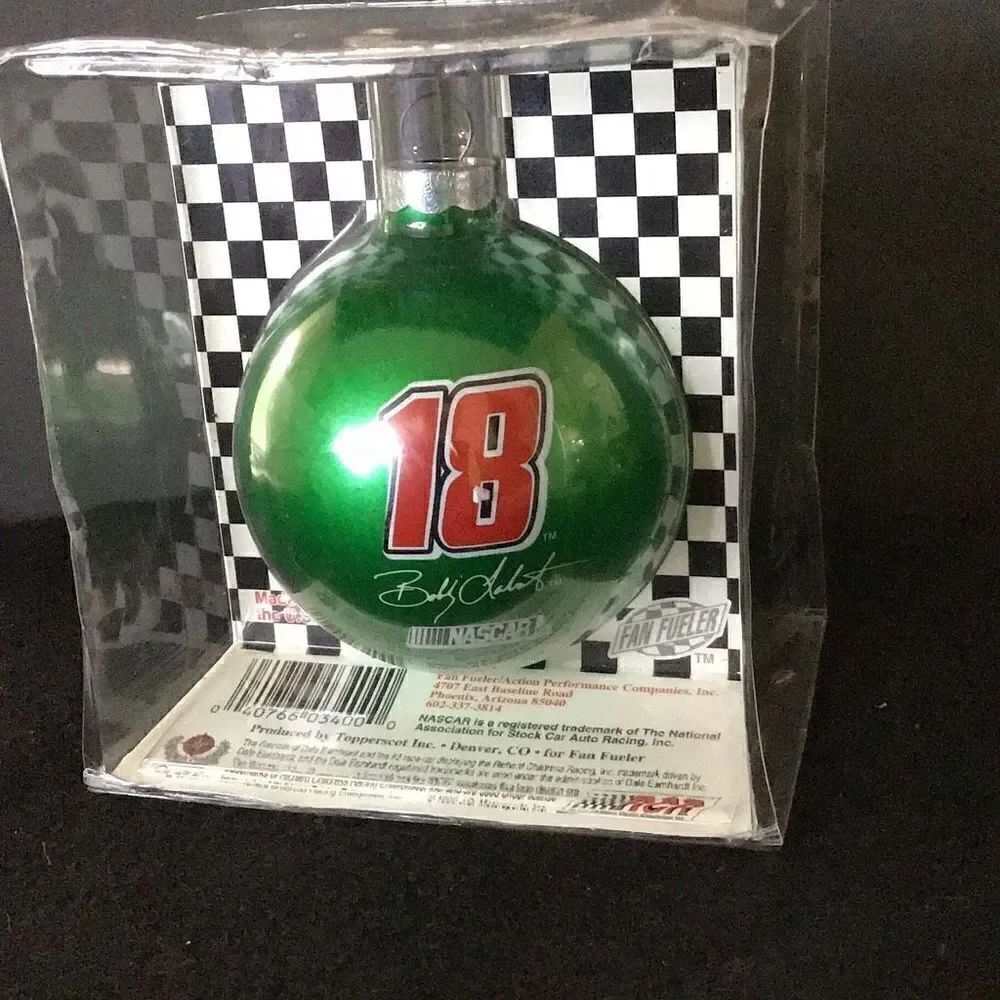 Ornament, NASCAR, number 18, Bobby Labonte, new inbox